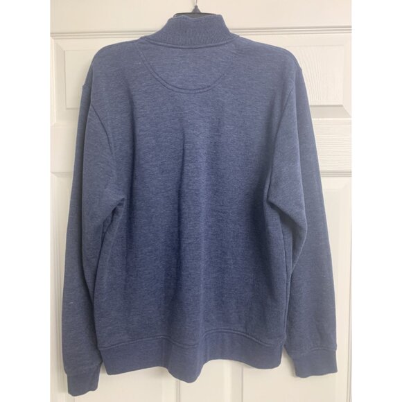 Orvis M Signature Quarter Zip outdoor Winter Sweatshirt Blue - Picture 3 of 8